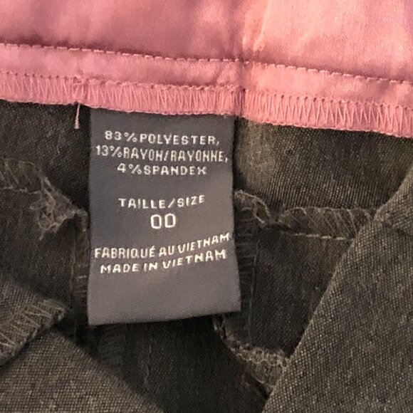 Black Suzy Shier Gray Dress Pants – Size 00 - Picture 6 of 6